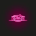 buggies desert car neon style icon. Simple thin line, outline vector of desert icons for ui and ux, website or mobile application