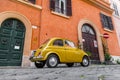 Buggy car parked in the street in Rome Royalty Free Stock Photo