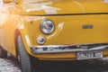 Buggy car parked in the street in Rome Royalty Free Stock Photo