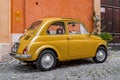 Buggy car parked in the street in Rome Royalty Free Stock Photo