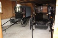 Buggy Garage at Amish Village, Lancaster County, Pennsylvania Royalty Free Stock Photo