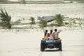 Buggy sand riding