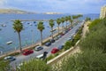 Bugibba and Qawra promenade, Malta Royalty Free Stock Photo