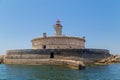 The Bugio Lighthouse in Lisbon Royalty Free Stock Photo