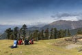 Bugyals, flat lands at upper Himalayas, Uttarakhand, India