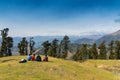 Bugyals, flat lands at upper Himalayas, Uttarakhand, India