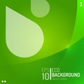 Eco Abstract Wallpaper Template. Vector Green Condensation Raindrop Flooding Background. EPS10