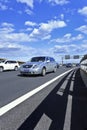 Buick on expressway to Beijing Capital International Airport