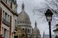 Buiding exterior, Photo image a Beautiful panoramic view of Paris Metropolitan City Royalty Free Stock Photo