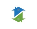 Buiding home logo template