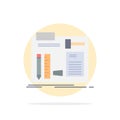 Build, construct, diy, engineer, workshop Flat Color Icon Vector Royalty Free Stock Photo