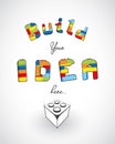 Build your idea here slogan template.