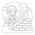 Builder Coloring Page