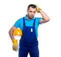 Builder - Construction Worker Royalty Free Stock Photo