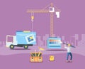 builder and data folder with webpage under cosntruction
