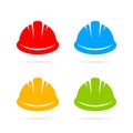 Builder hard hat vector icon Royalty Free Stock Photo