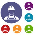 Builder icons set