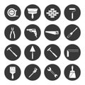 Builder instruments icons black