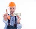 A builder man Royalty Free Stock Photo