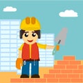Builder man Royalty Free Stock Photo