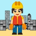 Builder man Royalty Free Stock Photo