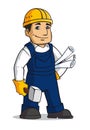 Builder man Royalty Free Stock Photo