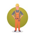 Builder Man Icon Engeneer Occupation Contractor