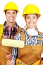 Builder people Royalty Free Stock Photo