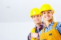 Builder people Royalty Free Stock Photo