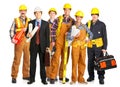 Builder people Royalty Free Stock Photo