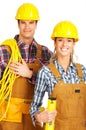 Builder people Royalty Free Stock Photo