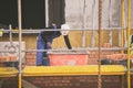 Builder at work Royalty Free Stock Photo