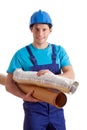 Builder during work Royalty Free Stock Photo