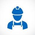 Builder worker vector icon