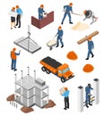 Builders Architects Isometric Set