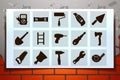 Builders icons 2 Royalty Free Stock Photo