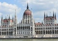 Buildign of the Hungarian Parliament Royalty Free Stock Photo