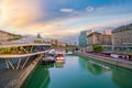 Buildigs in downtown Vienna, cityscape in Austria Royalty Free Stock Photo