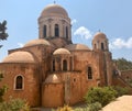 Building of Aghia Triada old monastery on Crete island, Greece Royalty Free Stock Photo