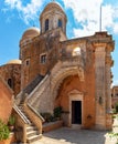 Building of Aghia Triada old monastery on Crete island, Greece Royalty Free Stock Photo