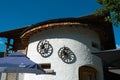 Building architecture in Les Houches, Chamonix, Mont Blanc, France Royalty Free Stock Photo