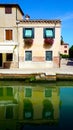 Building architecture in Murano with reflection Royalty Free Stock Photo