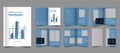 Building architecture portfolio template design. brand guideline layout, Interior template design
