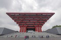 Building architecture of shanghai china artmuseum Royalty Free Stock Photo