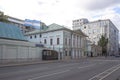 Building of Argentine embassy in Russia, Bolshaya Ordynka in the center of Moscow. Sunny summer view.