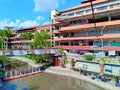 Building of art market center, pasar Kumbasari in Bali Royalty Free Stock Photo