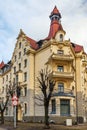 Building in Art Nouveau style, Riga, Latvia Royalty Free Stock Photo