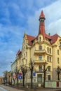 Building in Art Nouveau style, Riga, Latvia Royalty Free Stock Photo