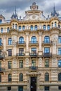 Building in Art Nouveau style, Riga, Latvia Royalty Free Stock Photo