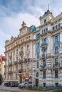 Building in Art Nouveau style, Riga, Latvia Royalty Free Stock Photo